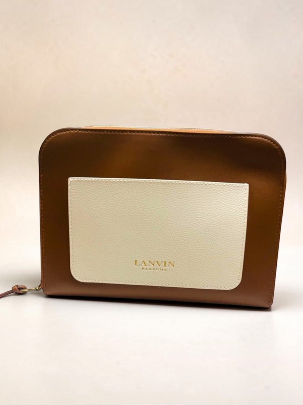 LANVIN PARFUMS ZIP CLUTCH COSMETIC CASE